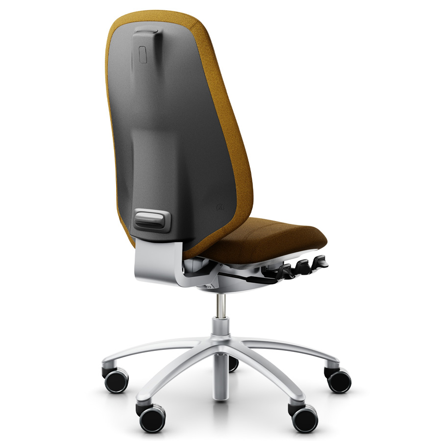 RH Mereo 300 silver hohe Rückenlehne - Capture ocker - Rückansicht