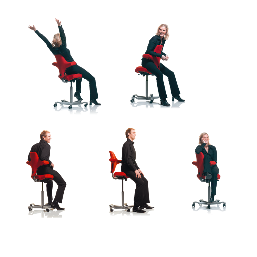 Sitzpositionen HAG Capisco