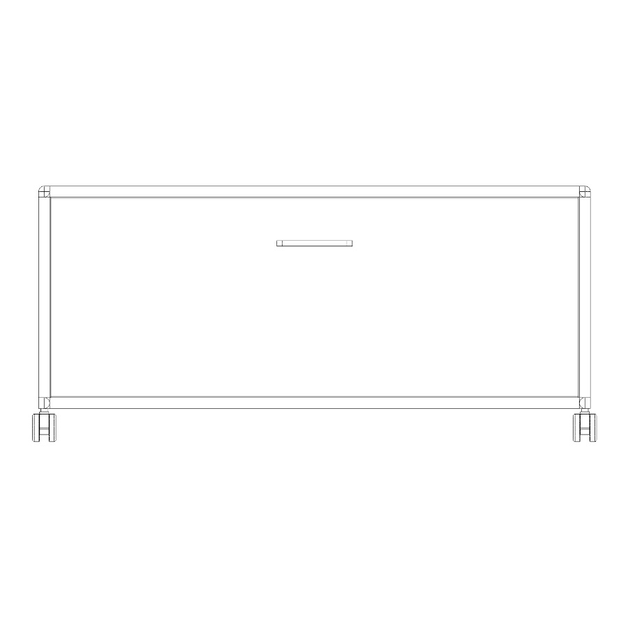 Bosse TV-Board 1 OH Breite 100 cm mit Klappe