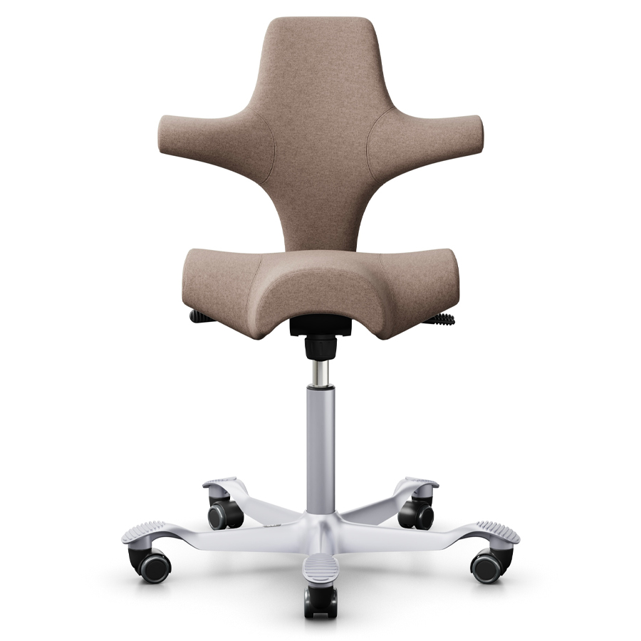 Abverkauf: HAG CAPISCO 8106 | Filzstoff beige-rosa meliert | Gestell silber