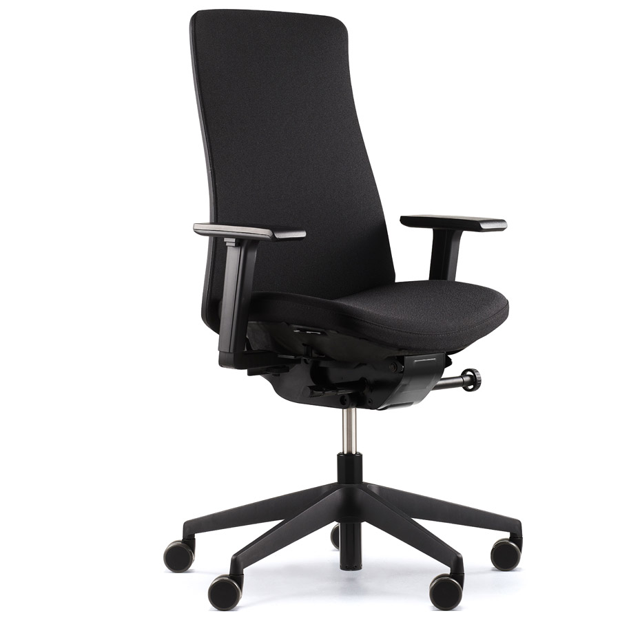 K+N JET.III SE Sonderedition Softpolster schwarz - seitliche Ansicht