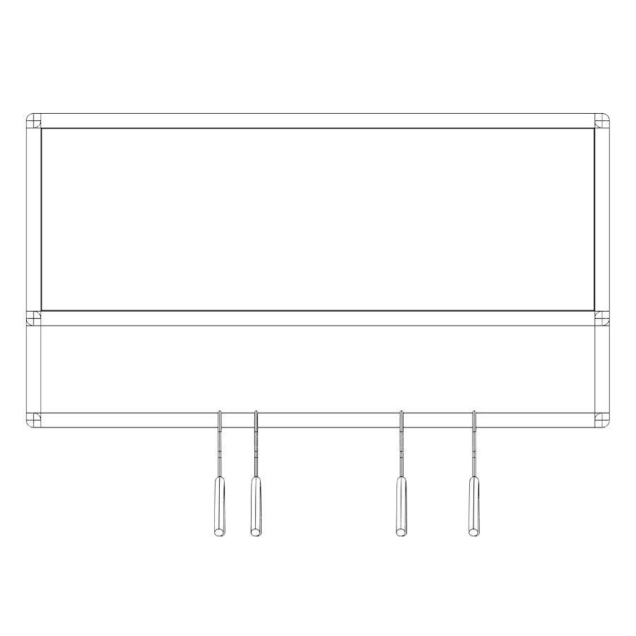 Bosse >Garderobe Black Edition Breite 80 cm