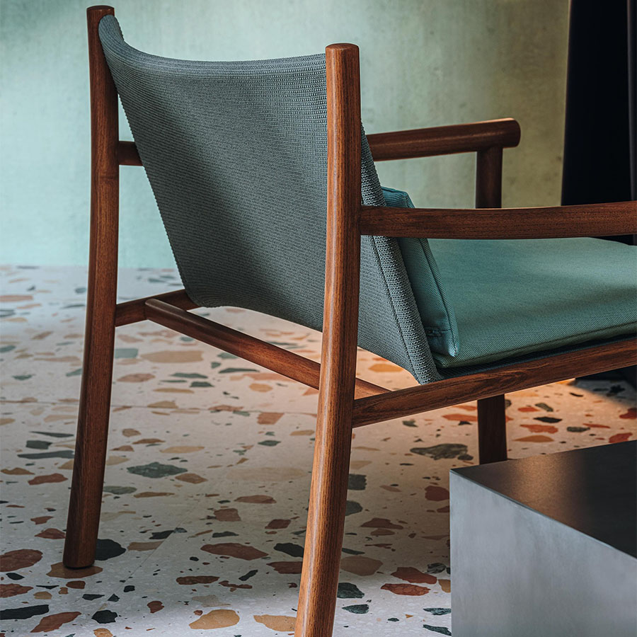 Arper Kata Lounge Sessel mit Sitzfläche Water