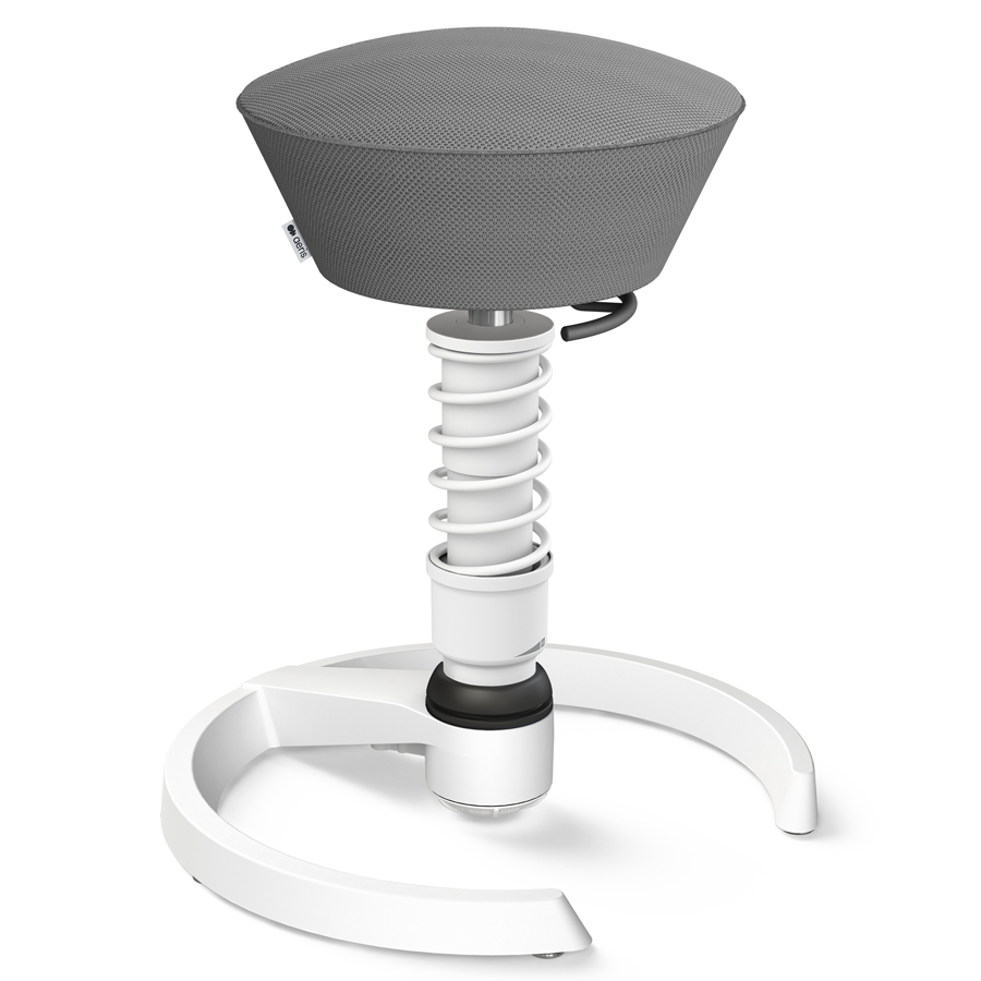 Aeris Swopper AIR mesh grau - Gleiter - Gestell weiß - High-Feder