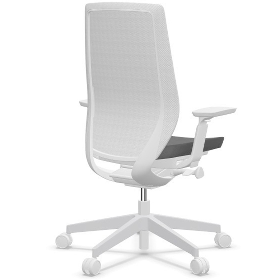 Profim AccisPro mit Netzrücken weiß und Sitzbezug EVO anthrazit EV14