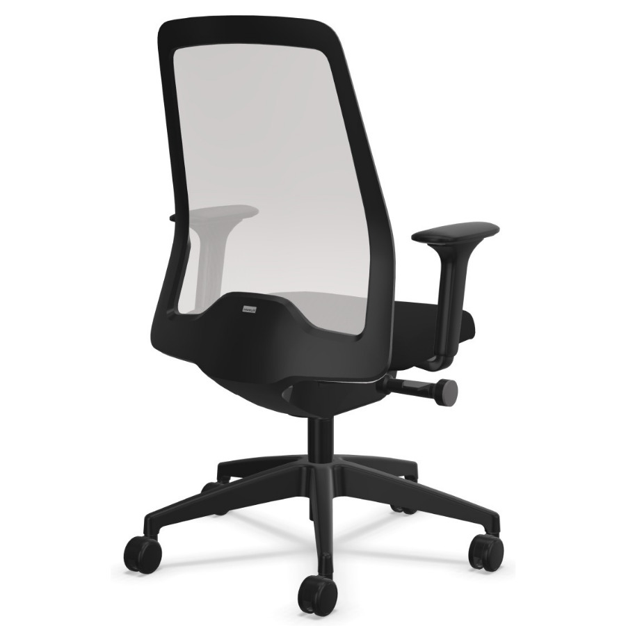 Interstuhl EVERYis1 EV261 FLEXTECH Bürostuhl Netzrücken weiß Polster schwarz