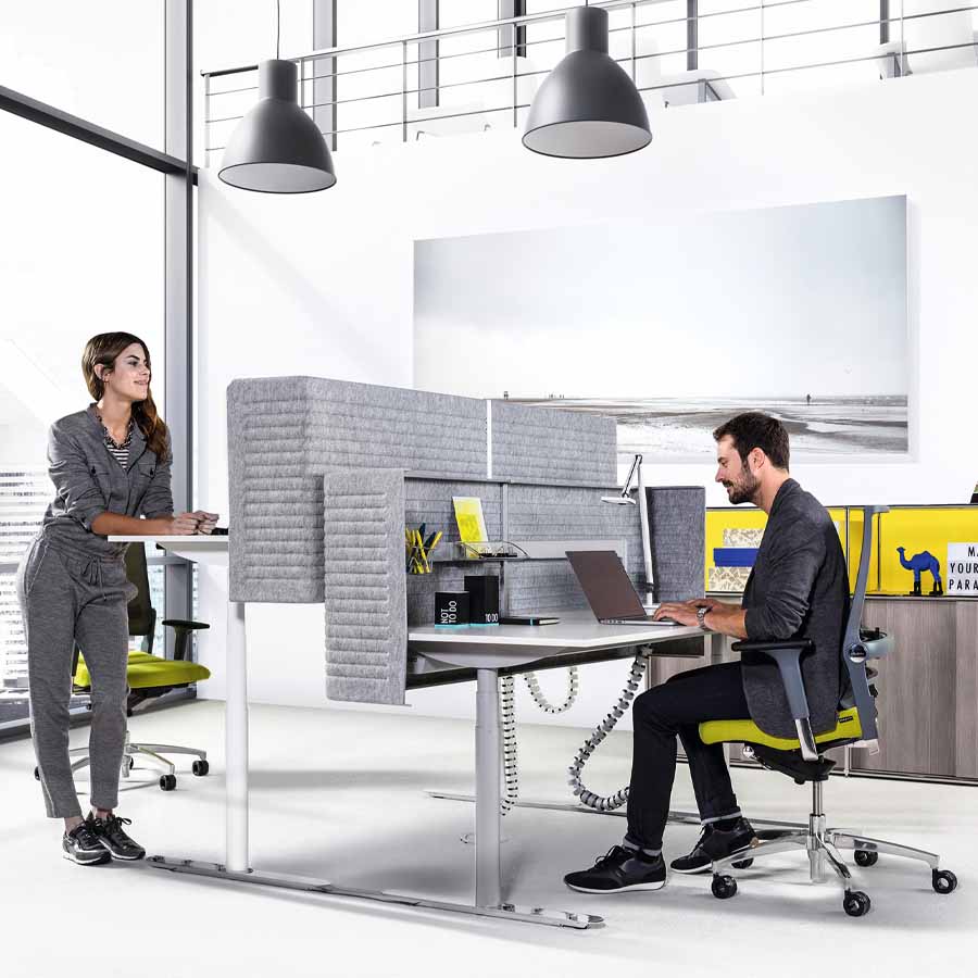 Bosse Solutions M3-Desk Schreibtisch | Weiß | Beispielbild