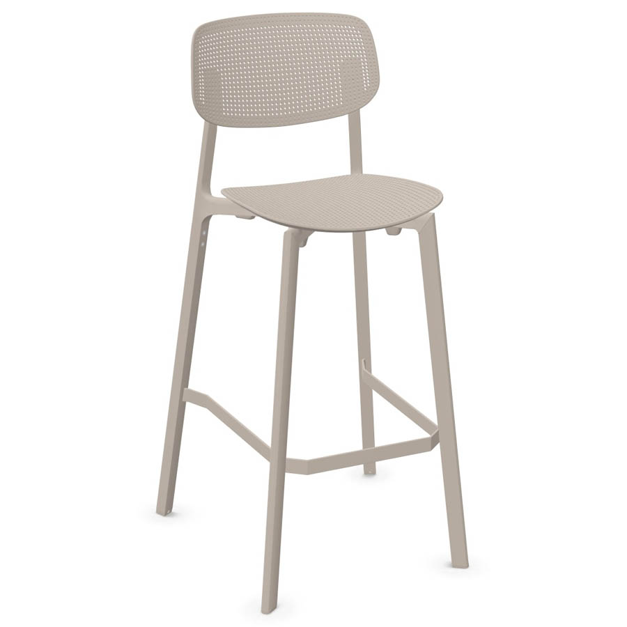 Kristalia COLANDER Barhocker beige