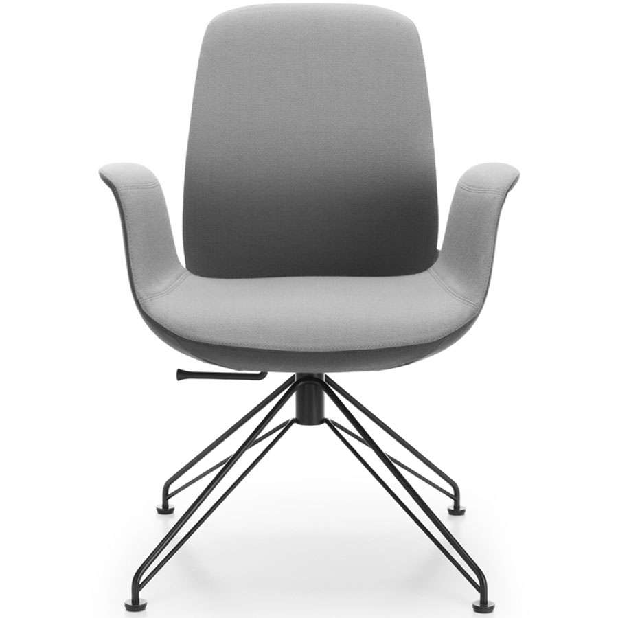 Profim ElliePro 20V3 Bezug grau zweifarbig - Spinnenfuß schwarz - Front