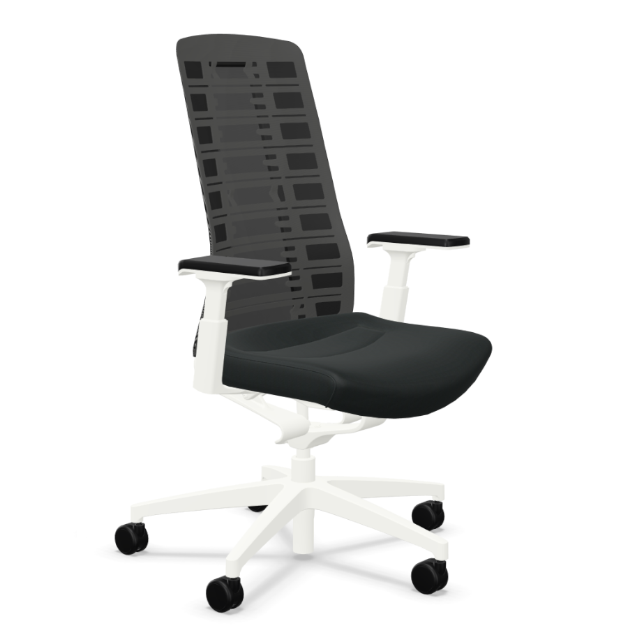 Interstuhl PUREis3 PU21C Sitz schwarz - Netz schwarz