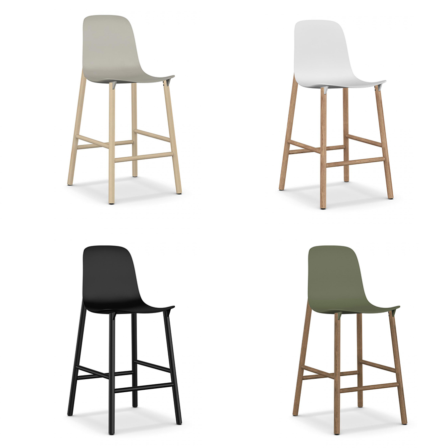 Kristalia Sharky hohe Lehne in vier Variationen