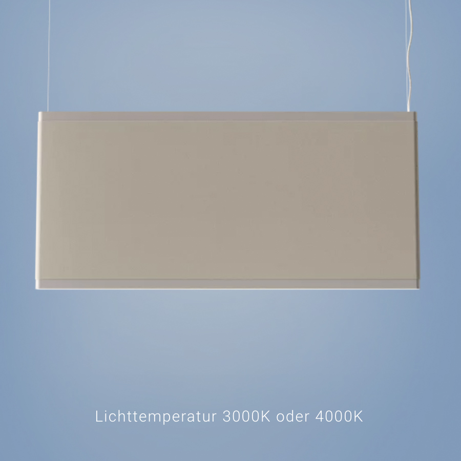 MUTE. Line Akustik Hängeleuchte | Höhe 56 cm | Beispielbild