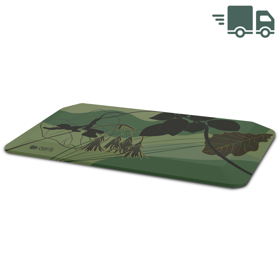 Aeris Muvmat Anti-Ermüdungsmatte schwarz - Bezug Flora