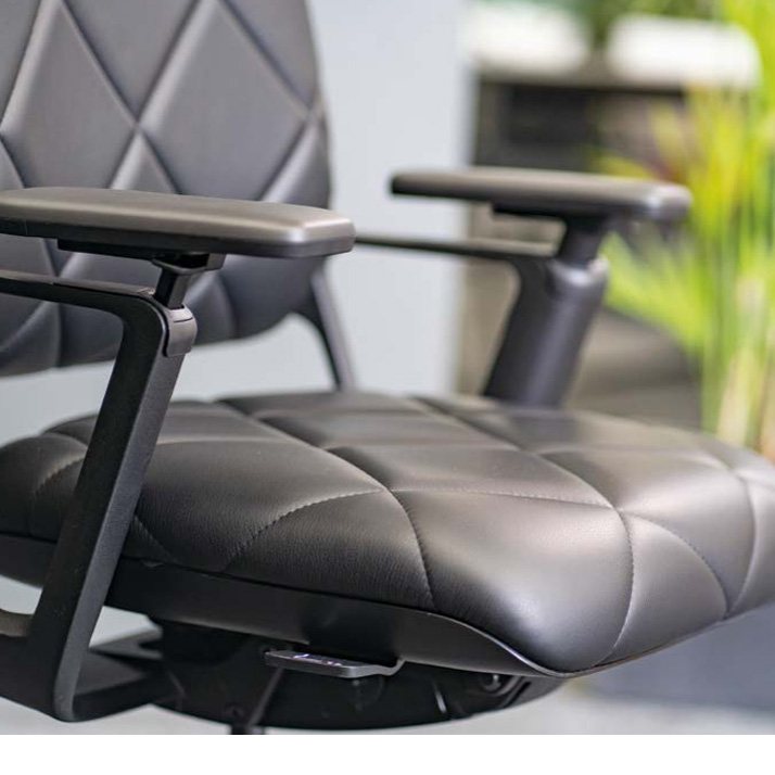 Klöber CONNEX2 (cnx95) - Detail Leder braun