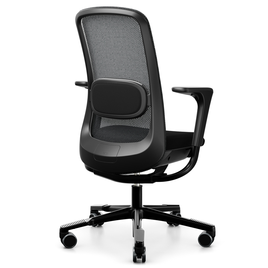 HAG Sofi Mesh mit Standard Armlehnen schwarz