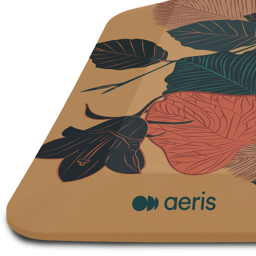 Aeris Muvmat Anti-Ermüdungsmatte schwarz - Bezug Fall - Detailaufnahme