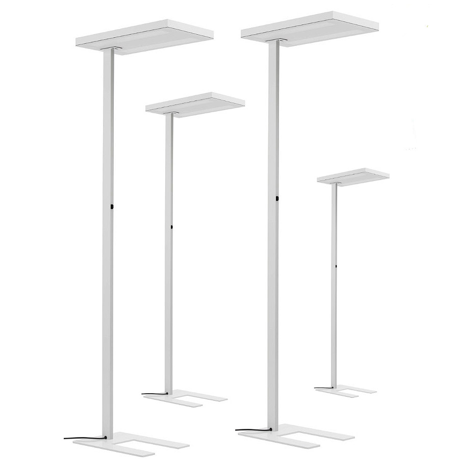 GLAMOX Free LED Stehleuchte mit Multisensor dimmbar - weiß