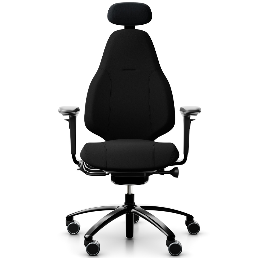 RH Mereo 220 mit hoher Rückenlehne, Armlehnen u. Nackenstütze