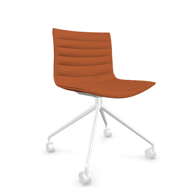 Arper CATIFA 46 0376 mit Stoffbezug auf Rollen