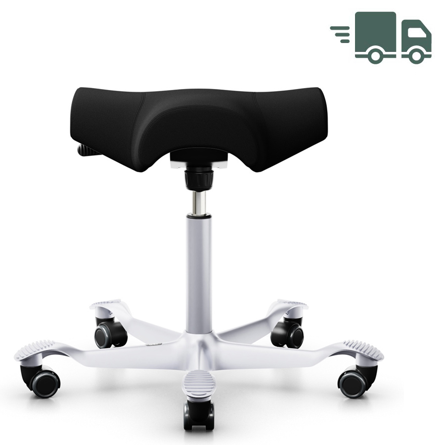 HAG Capisco 8105 Hocker Sattelhocker schwarz silber