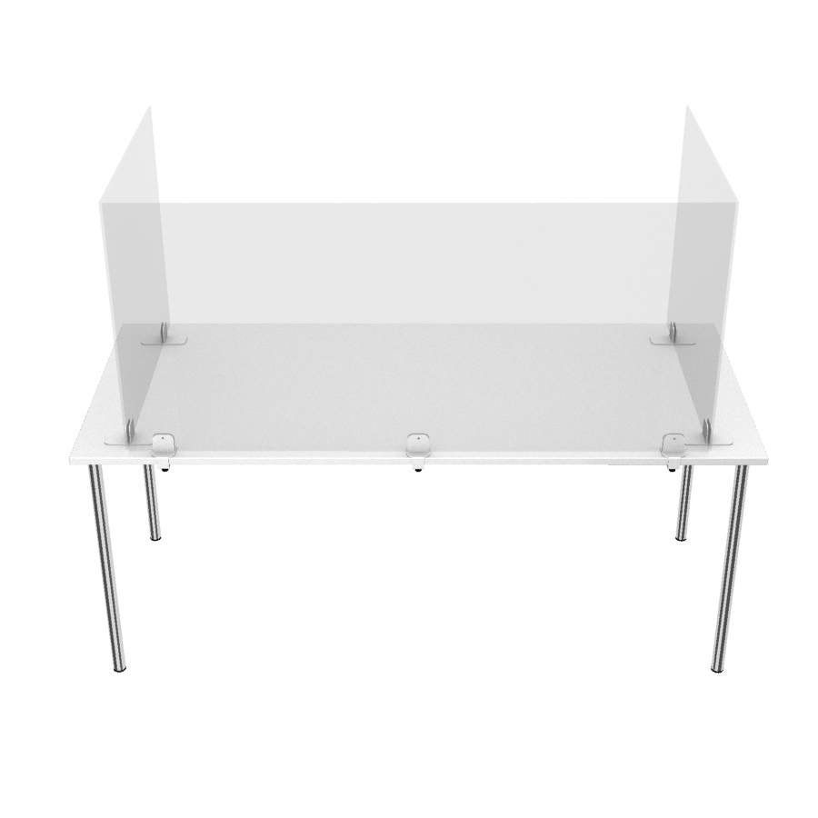 Rosconi T2 Tisch-Trennwand - B 150 + 2 x B 75 cm - Detail 1