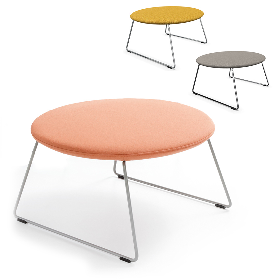 Profim Chic Lounge Hocker | Fußablage | Kufengestell Konfigurator