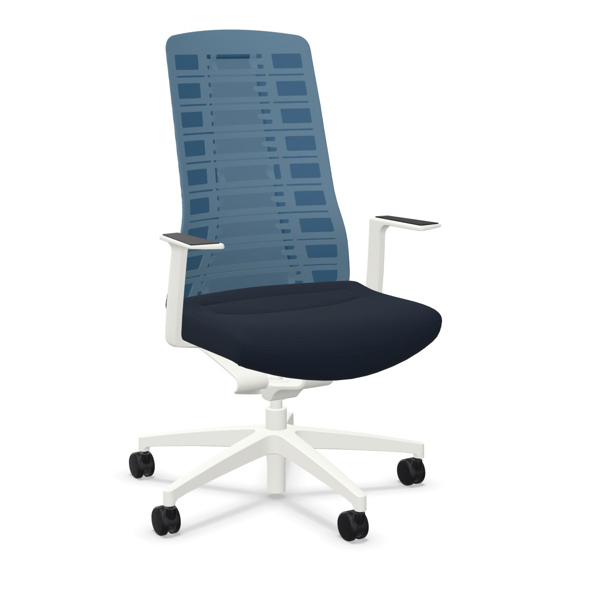 Interstuhl PUREis3 PU213 Rücken und Polster Ultramarinblau