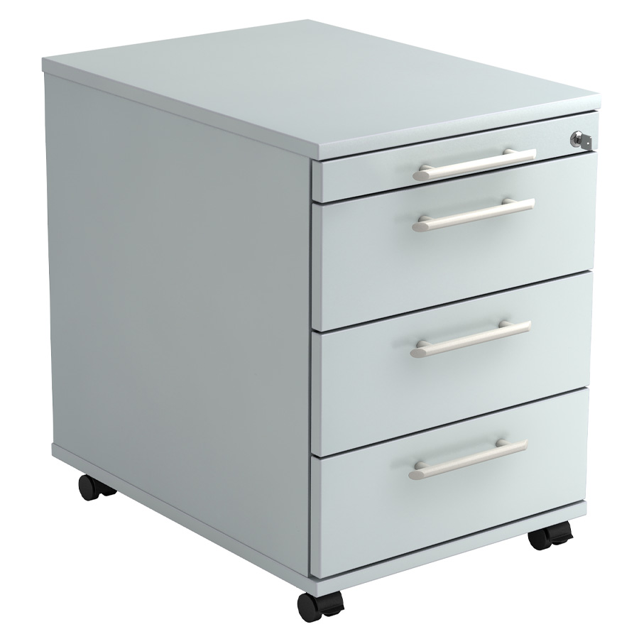 RWH Rollcontainer ROCK grau - Relinggriff Kunststoff