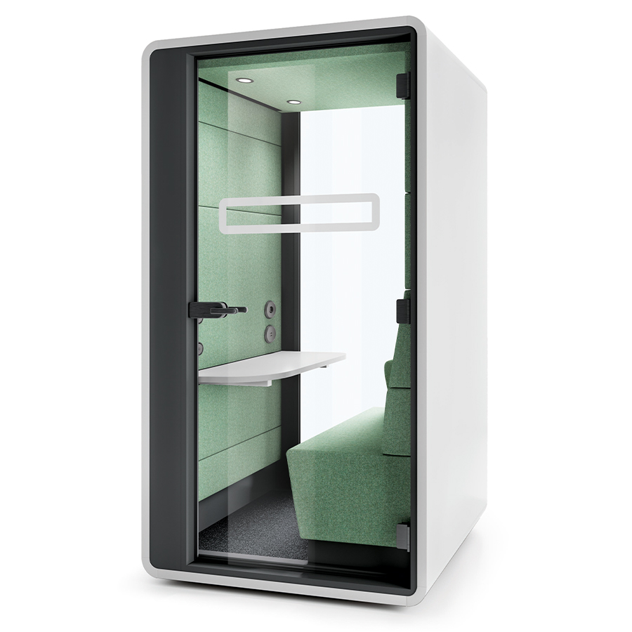 Hushoffice Telefonbox Hushhybrid in Wool Jade