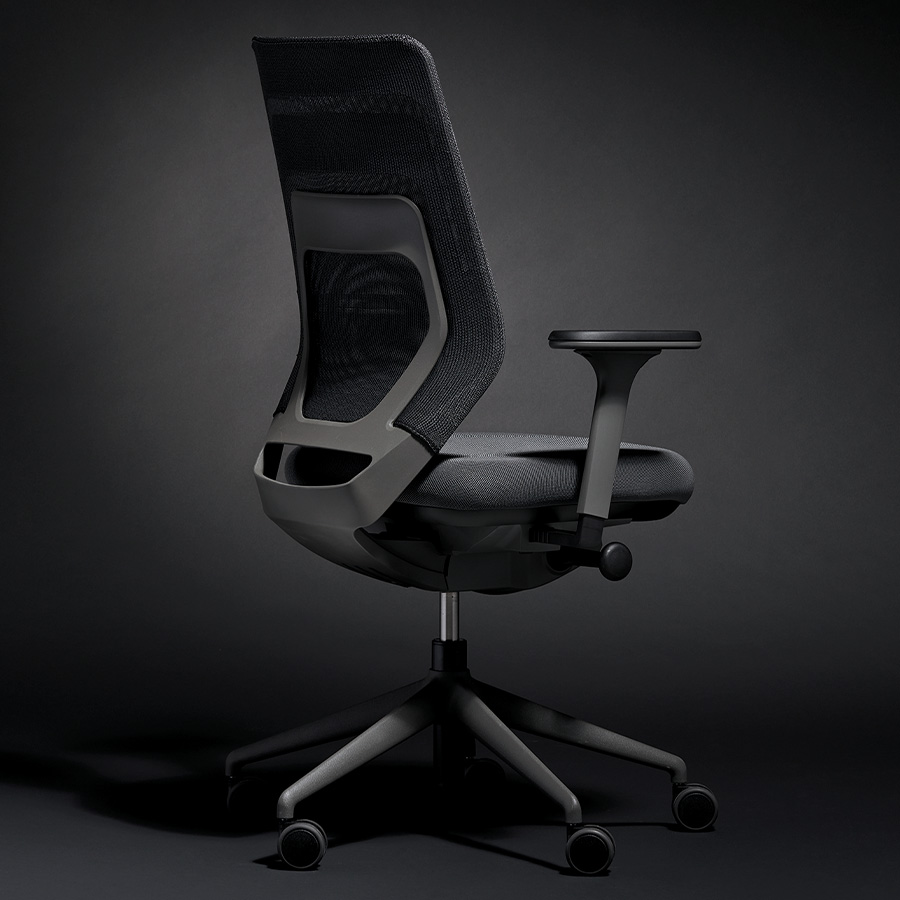 fm Asiento Bürodrehstuhl in Anthrazit konfigurierbar