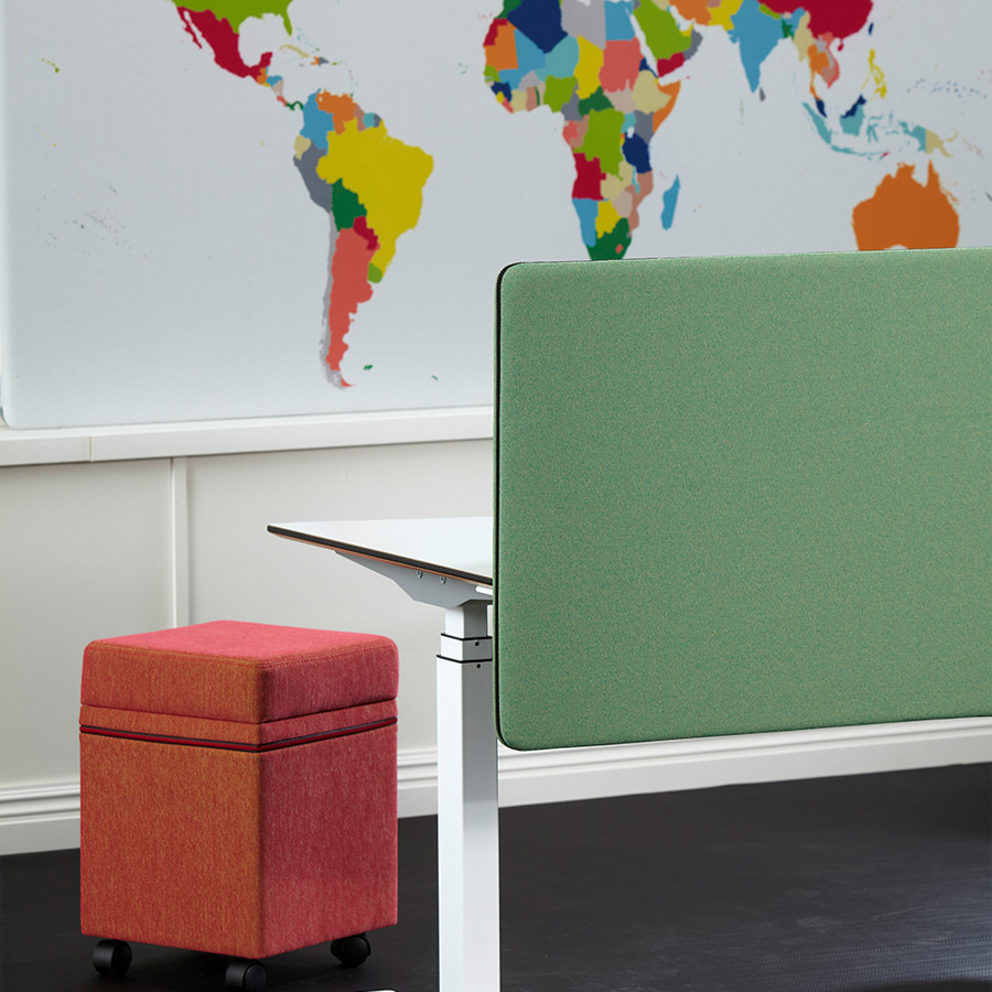 Götessons ScreenIT A30 Tischtrennwand - Beispielbild