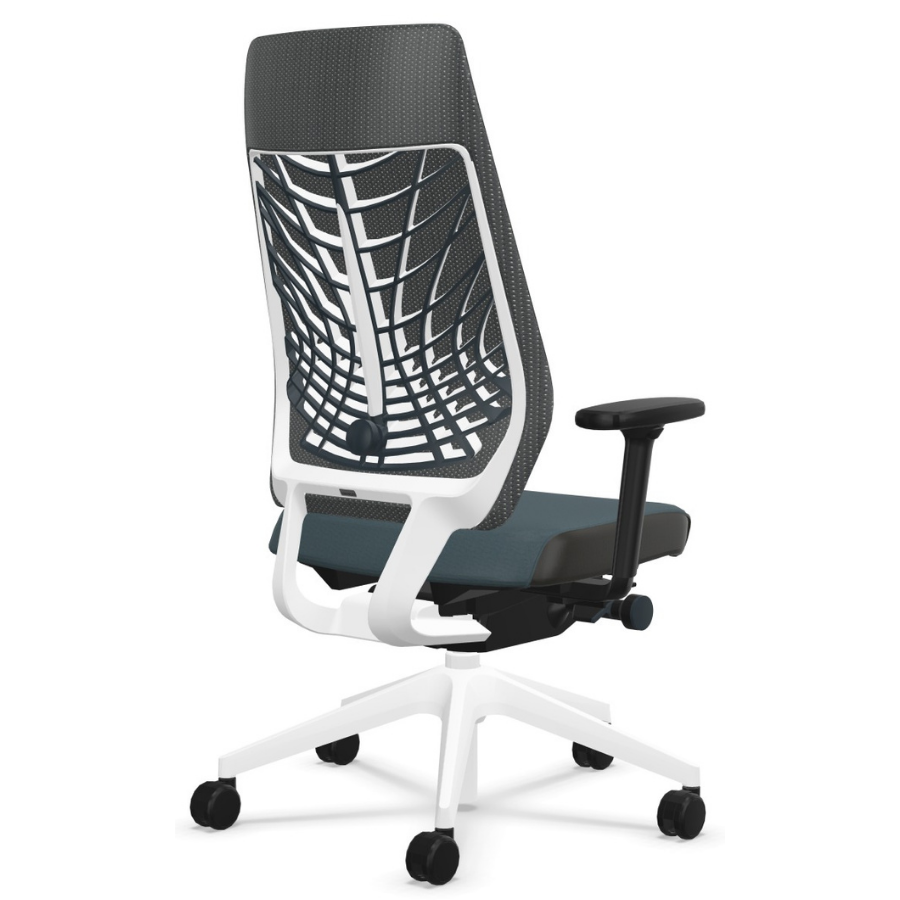 Interstuhl JOYCEis3 (JC21C, JC217) Netzfarbe anthrazit Polsterfarbe verkehrsgrau