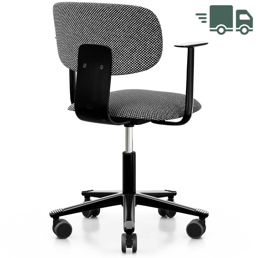 HAG Tion 2160 Bürostuhl schwarz - Sitz u. Rücken gepolstert Stoff Sisu 165