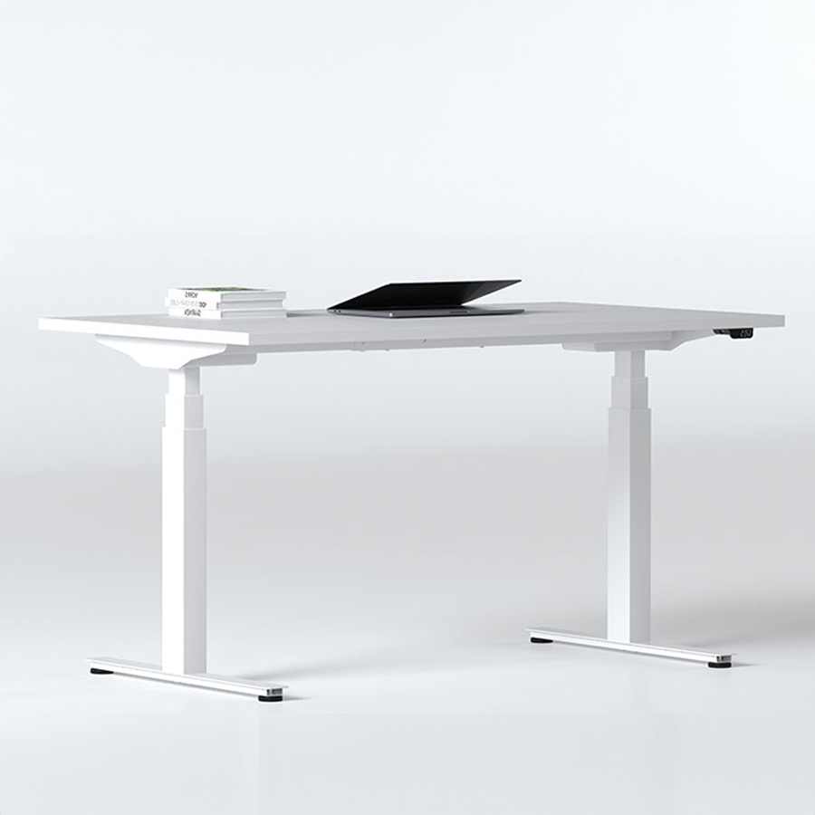 narbutas Q-Active Schreibtisch | Gestell weiß | Platte weiß