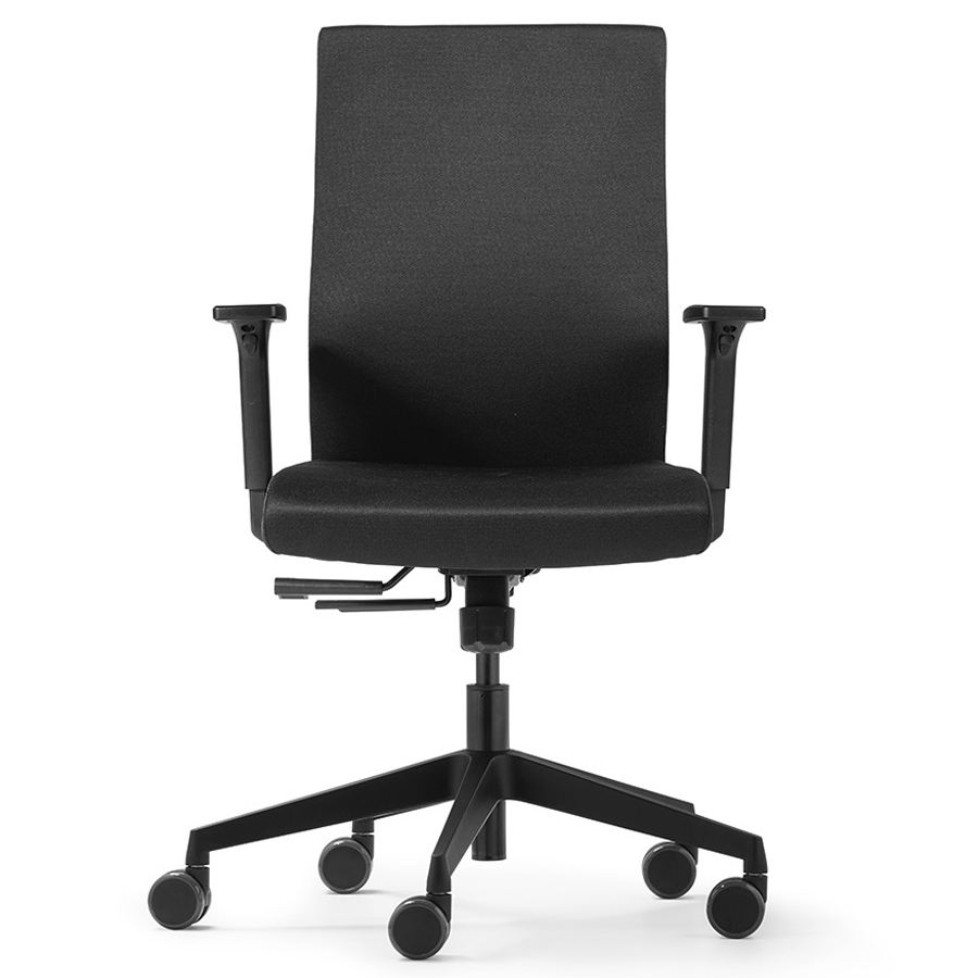 Trendoffice to-strike work task 9248 Drehstuhl in Schwarz - Front