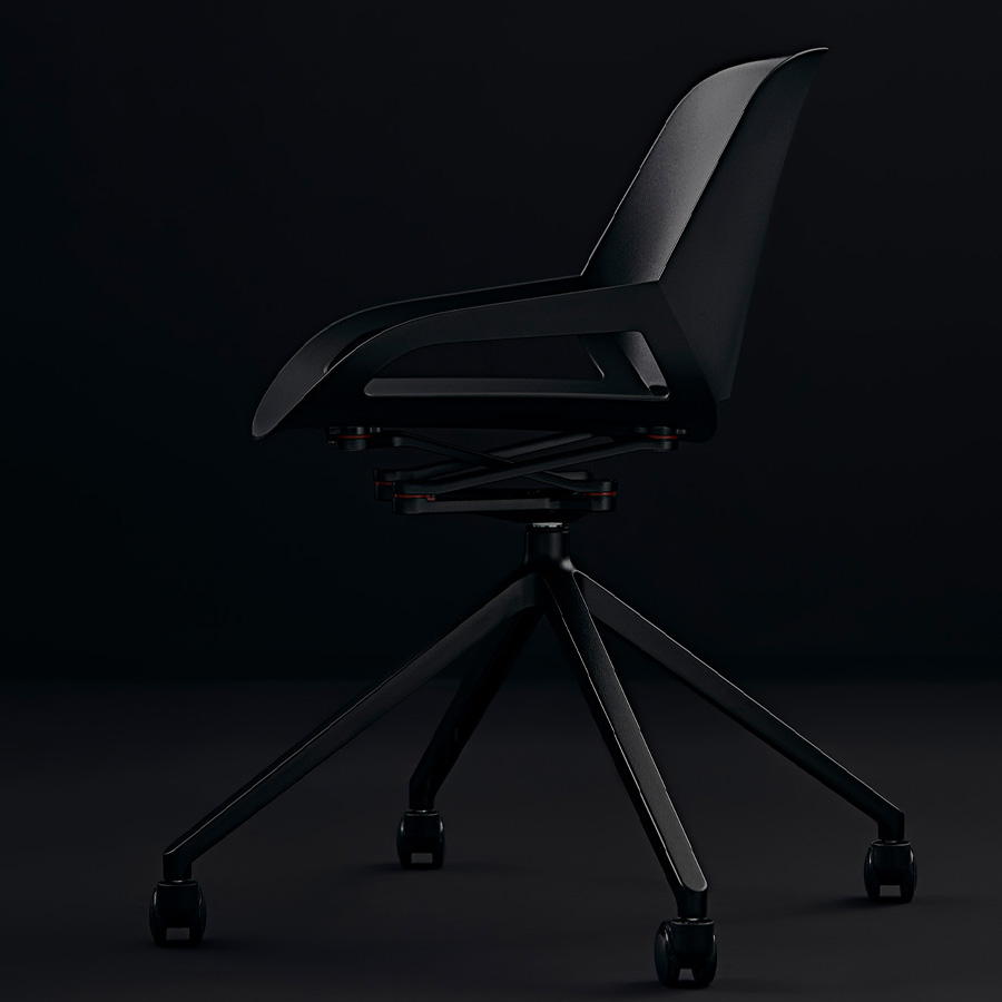 Aeris Numo Fußkreuz mit Rollen - Beispielbild