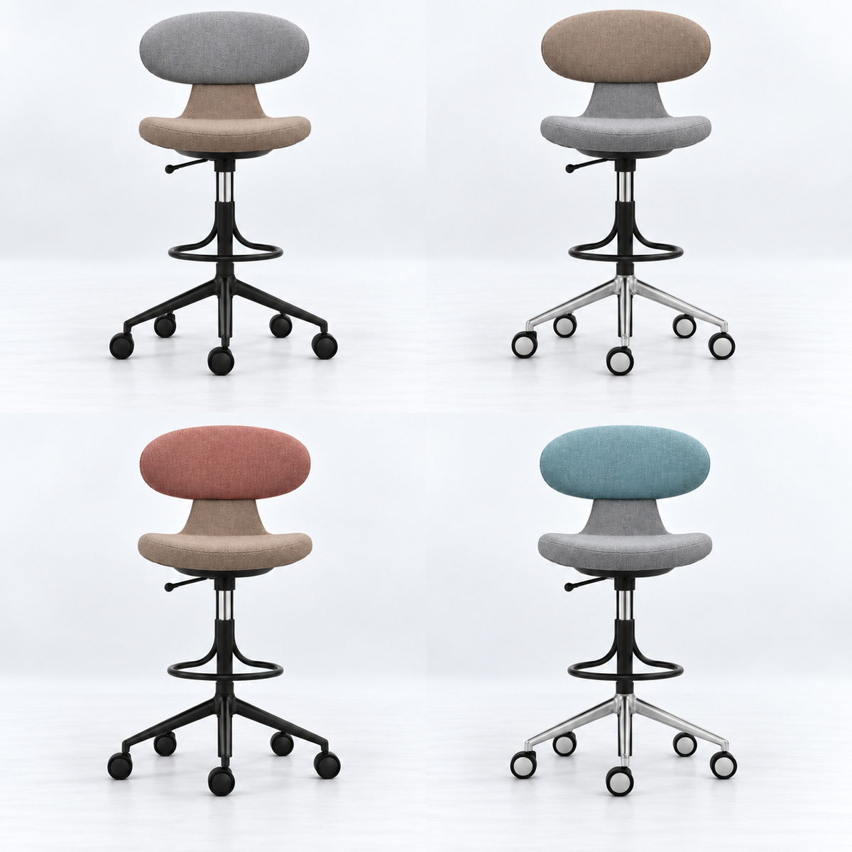 Girsberger SIMPLEX 3D Hochstuhl Variationen 3