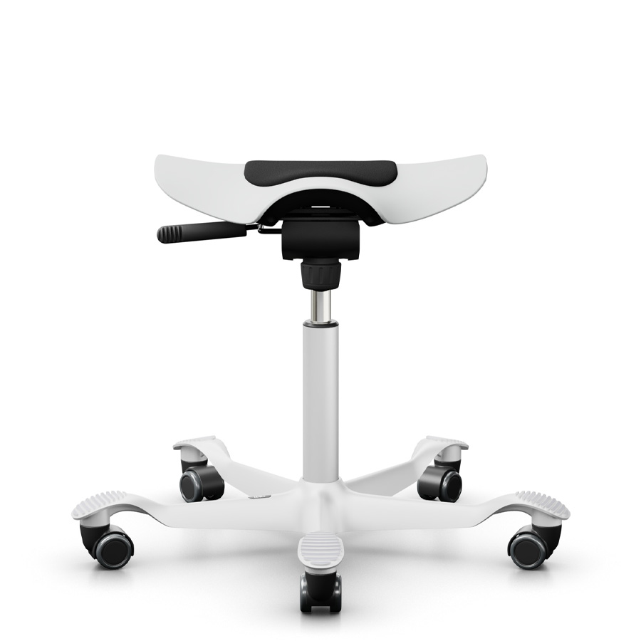 HAG CAPISCO PULS 8001 Hocker "white edition" - weiß ohne Sitzflächenmatte