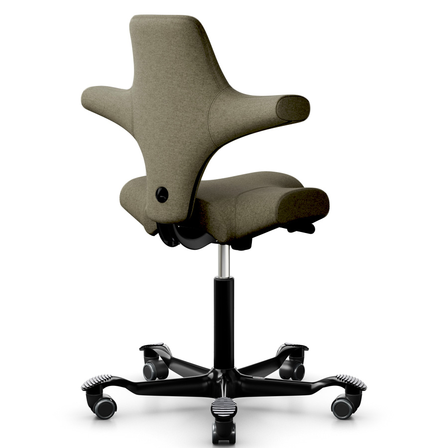 HAG Capisco 8106 Stoff Focus Melange braun FCM61241 Rückansicht