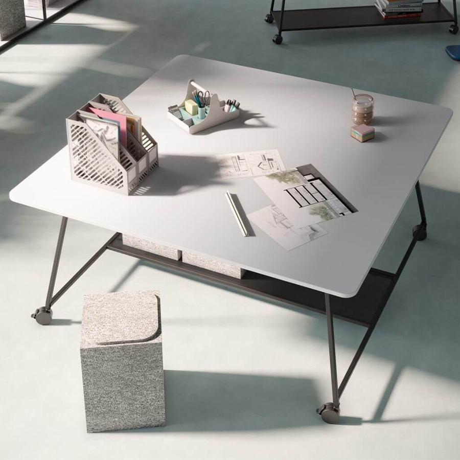 Palmberg P5 FLEX Meetingtisch | Rollen | verschiedene Größen | Konfigurator