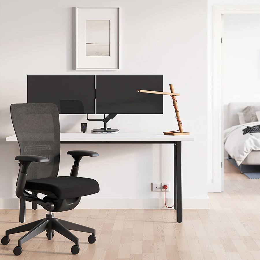 HAWORTH Zody (Comforto 89) Bürodrehstuhl schwarz mit Netzrücken - Beispielbild