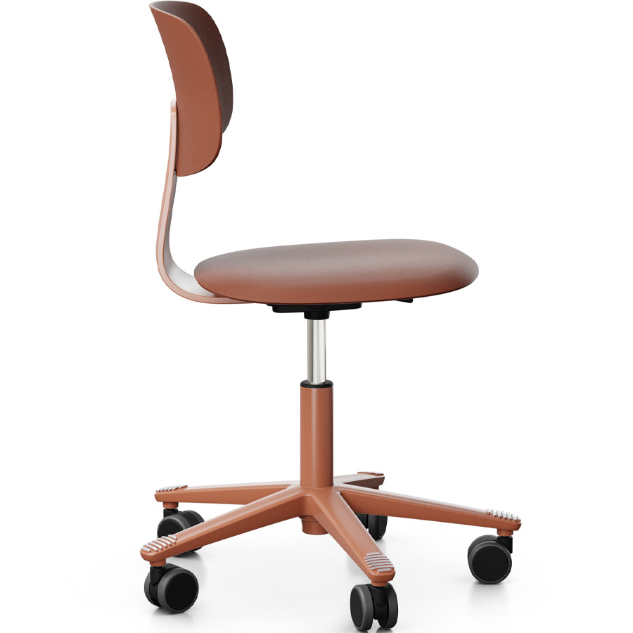 HAG Tion 2100 Bürostuhl Chestnut - Sitz u. Rückenschale Kunststoff - Seitenansicht