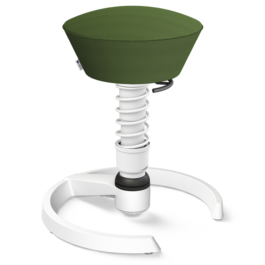 Aeris Swopper Air Mesh-Gewebe Runner grün mit Gleiter - Gestell/Feder weiß