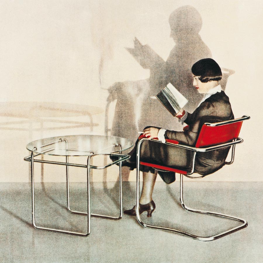 THONET Stahlrohr-Freischwinger S 33 - Beispielbild