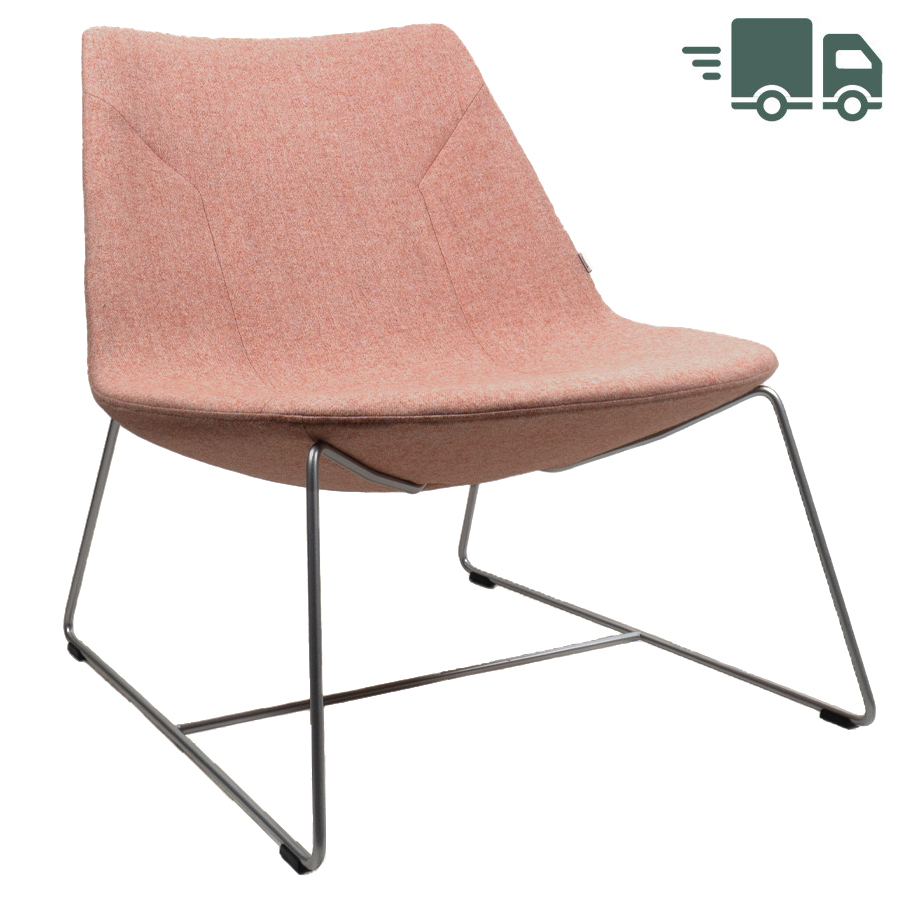 ABVERKAUF | Profim Chic Lounge Sessel | Leichte Mängel | Bezug Synergy LDS74 | Kufengestell