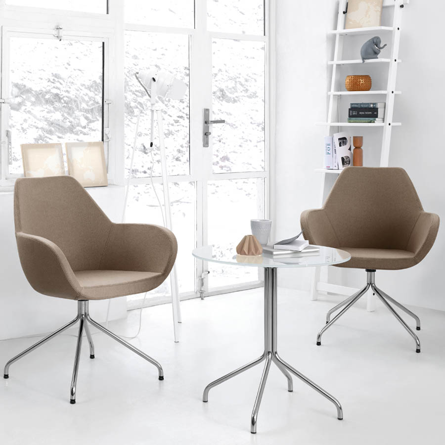 Profim Fan mit Spinnenfuß in Chrom Beispielbild