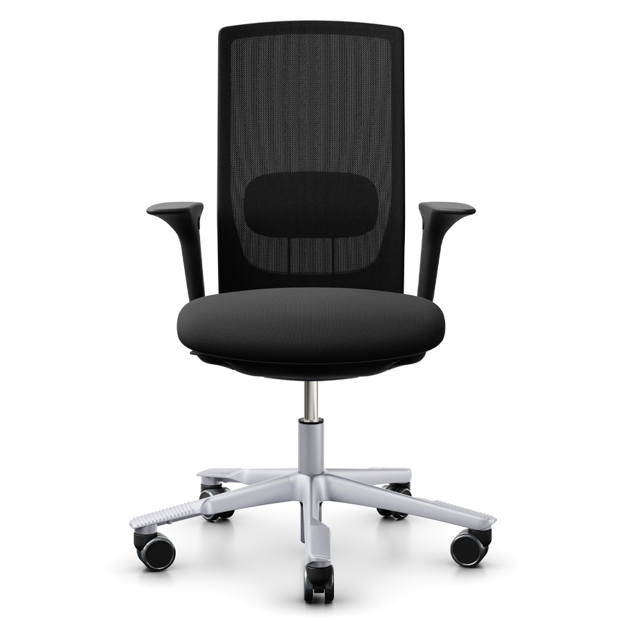 HAG Futu mesh schwarz silber 1100 - Frontansicht