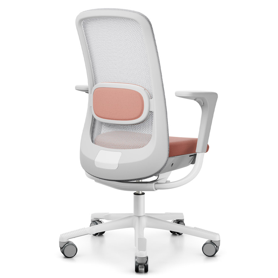 HAG SoFi Mesh 7500 Bürostuhl mit Netzrücken grau - Stoff select - Slideback Armlehnen