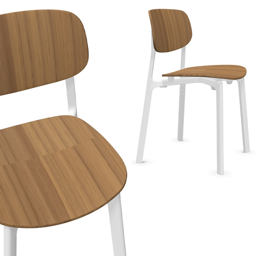 Kristalia COLANDER Chair Nussbaum 3