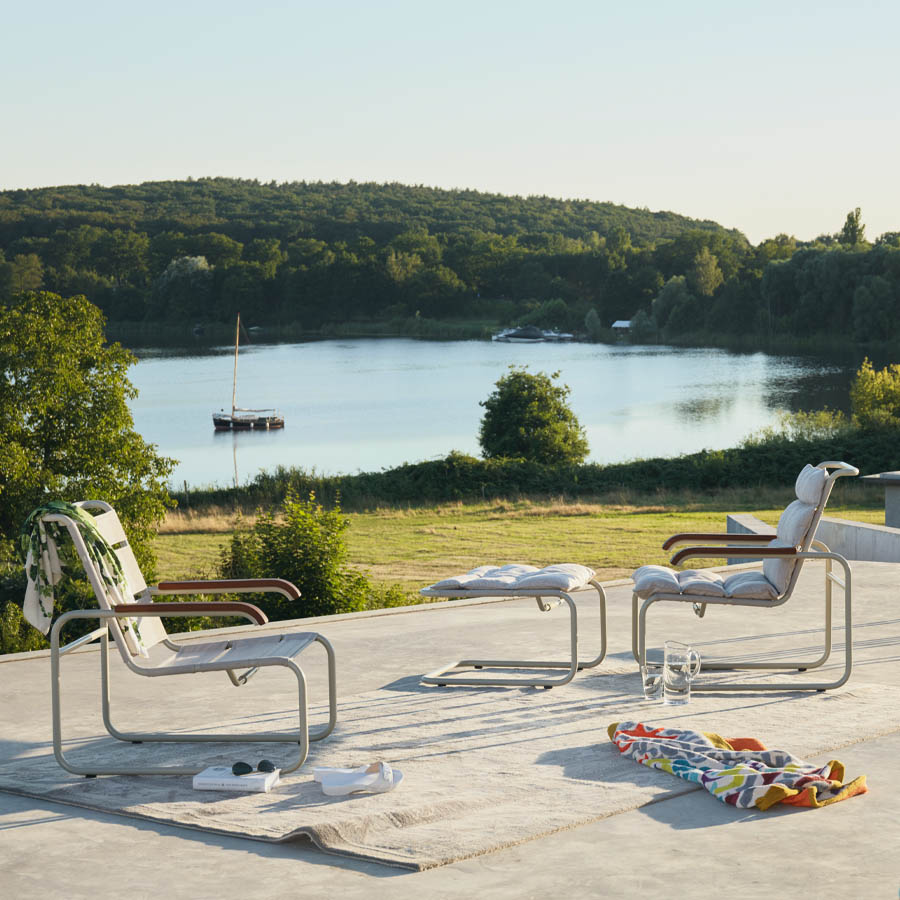 THONET Stahlrohr-Freischwinger S 35 N Outdoor - Beispielbild